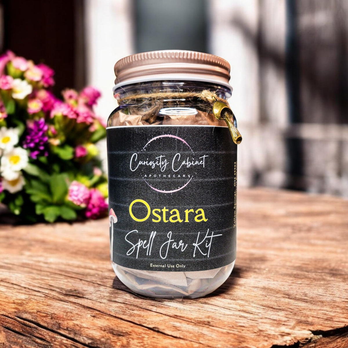 Ostara Spell Jar Kit | Spring Equinox | DIY Witchcraft | Pagan Rituals Altar Tools and Supplies
