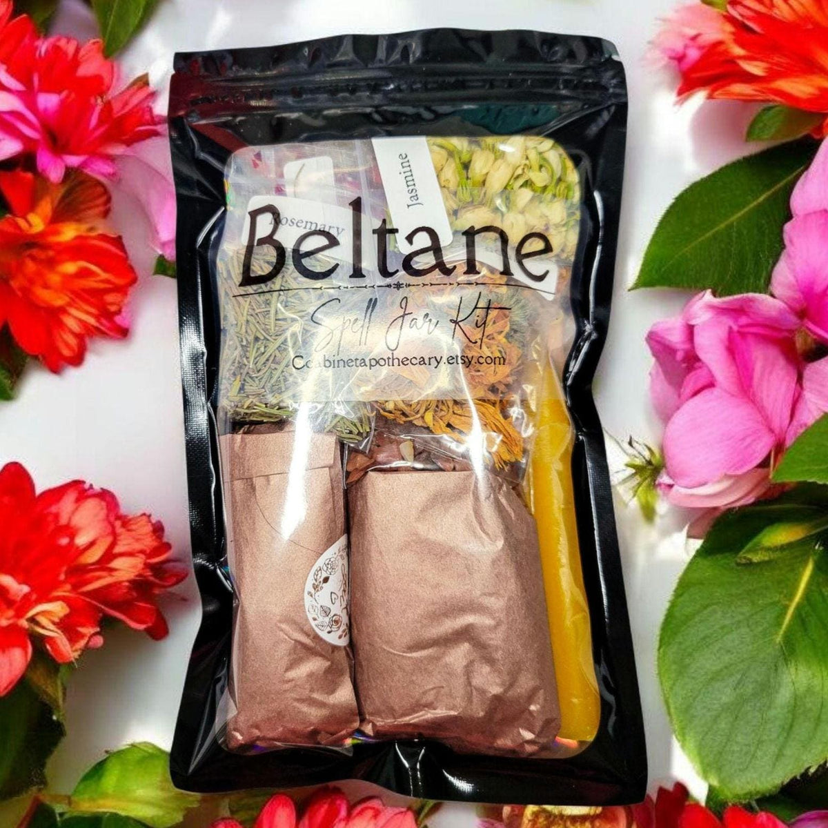 Beltane Spell Jar Kit: DIY Love & Abundance Magic, Beginner Witchcraft