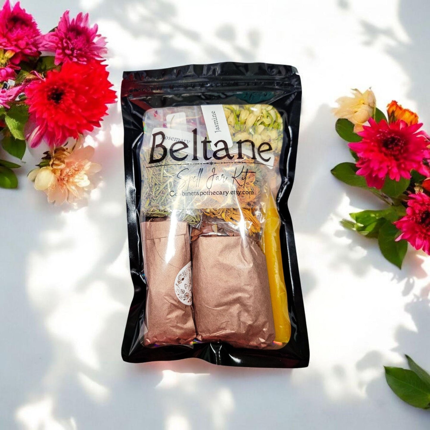 Beltane Spell Jar Kit: DIY Love & Abundance Magic, Beginner Witchcraft