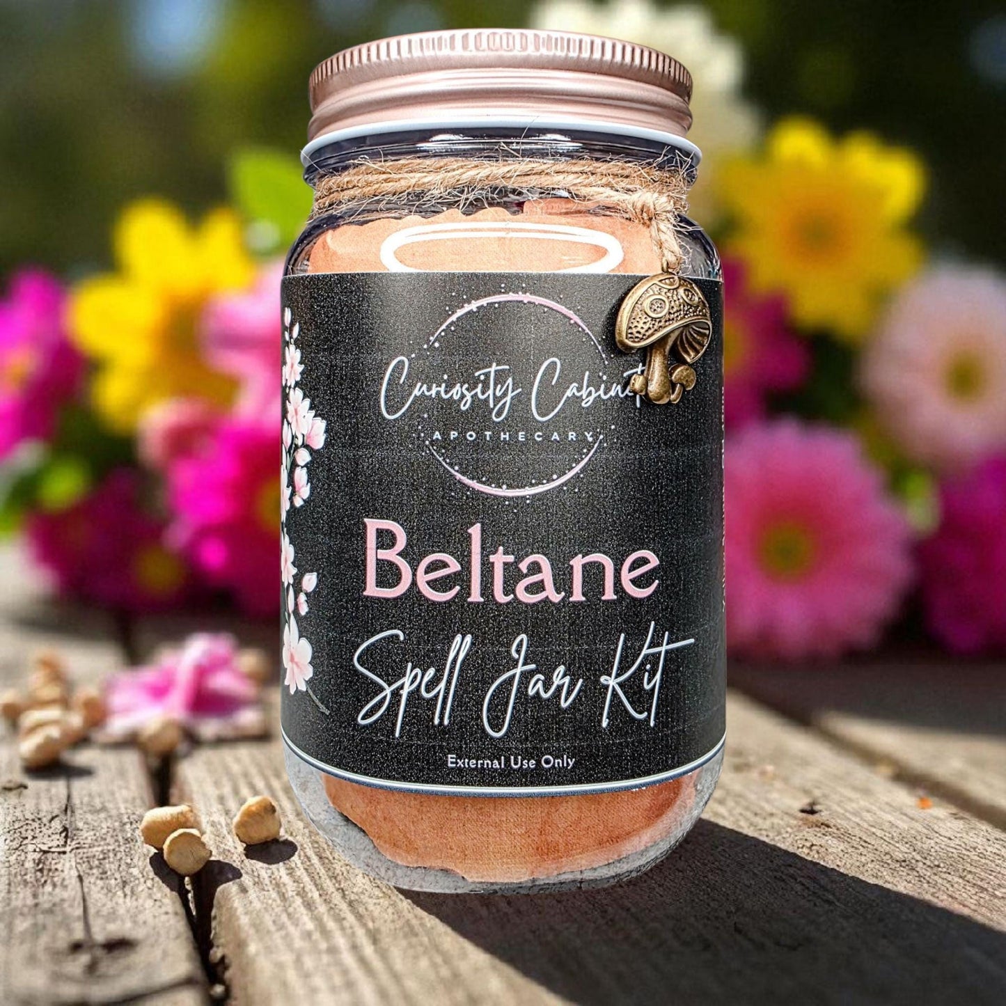 Beltane Spell Jar Kit: DIY Love & Abundance Magic, Beginner Witchcraft