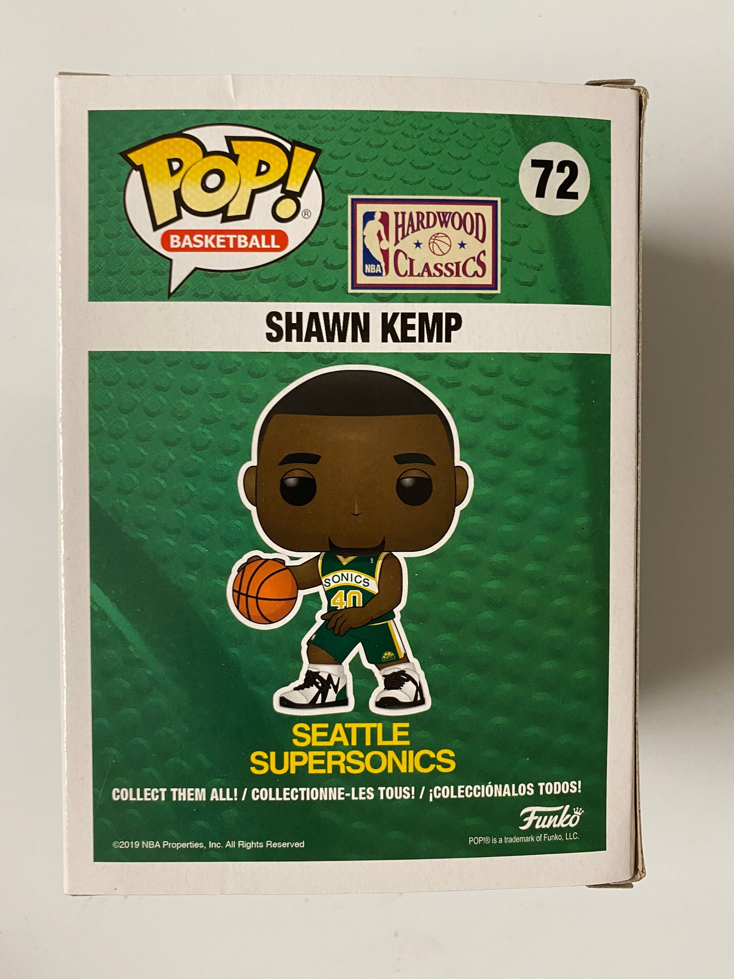 Funko Pop! NBA Shawn Kemp #72 Seattle Supersonics ECCC Shared Target Exclusive