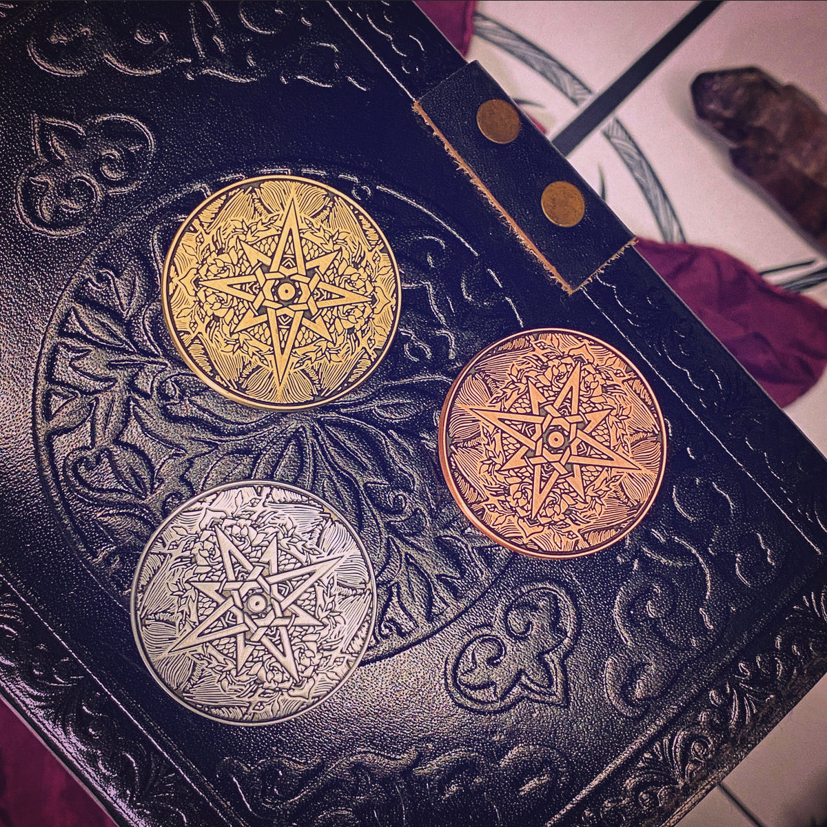 Divination Coins - Set of 8 or Individual Coins