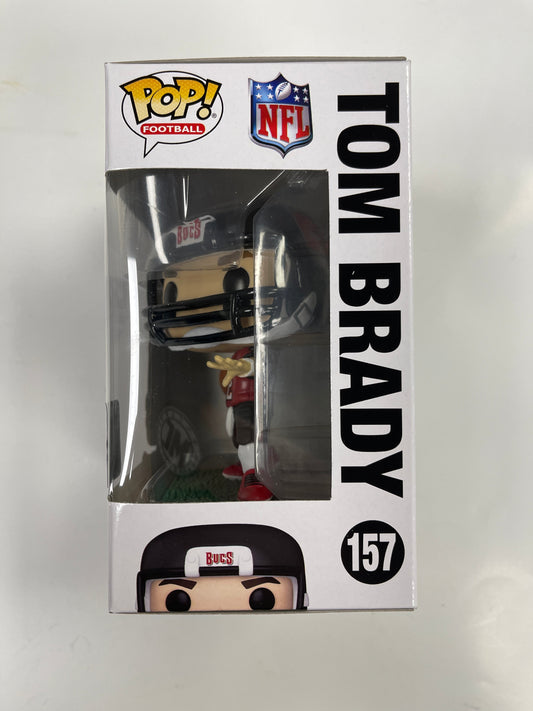 Funko Pop! Football Tom Brady #157 NFL Tampa Bay Buccaneers QB Quarterback GOAT