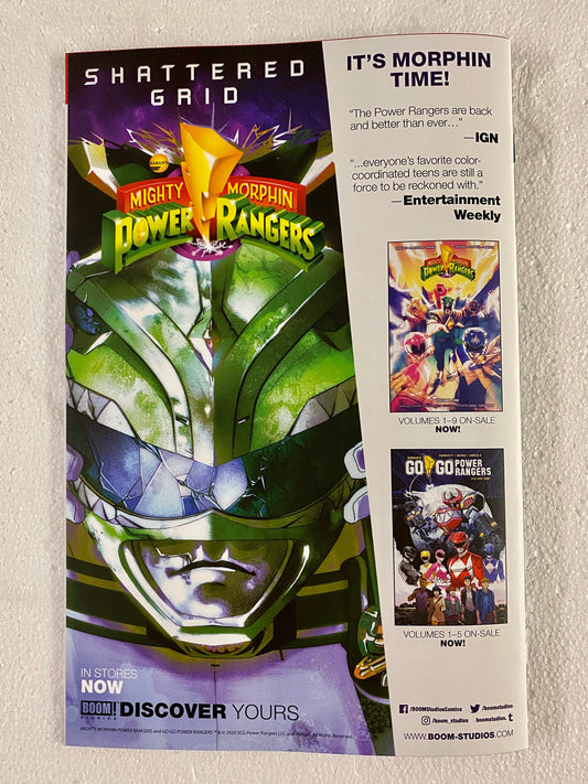 Mighty Morphin Power Rangers Teenage Mutant Ninja Turtles #1 Second Print