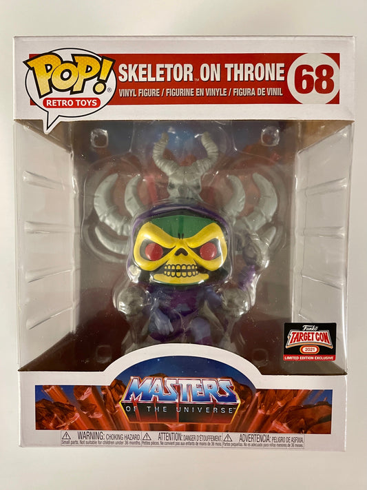 Funko Pop! Retro Toys Skeletor On Throne #68 Masters Of The Universe Target Con 2021 Exclusive