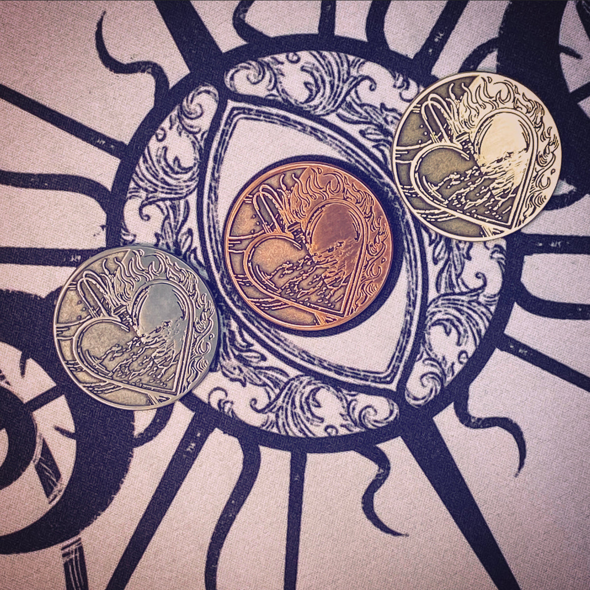 Divination Coins - Set of 8 or Individual Coins