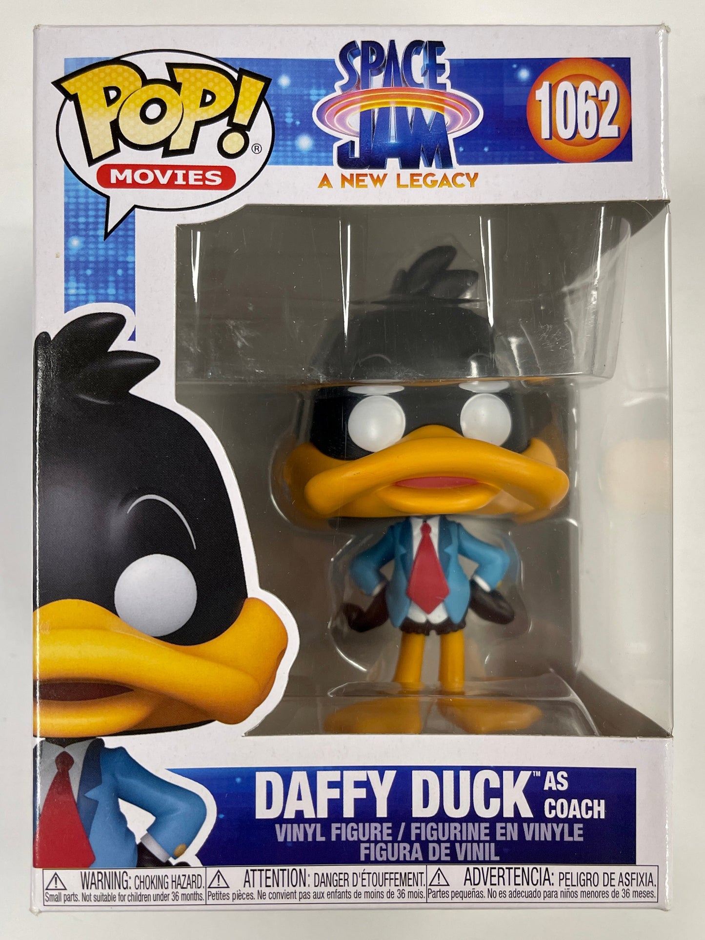 Funko Pop! Movies Daffy Duck As Coach #1062 Space Jam A New Legacy Looney Tunes