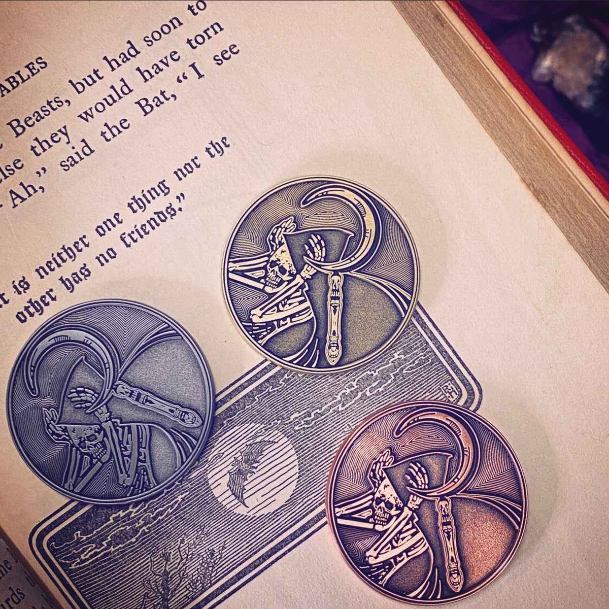Divination Coins - Set of 8 or Individual Coins