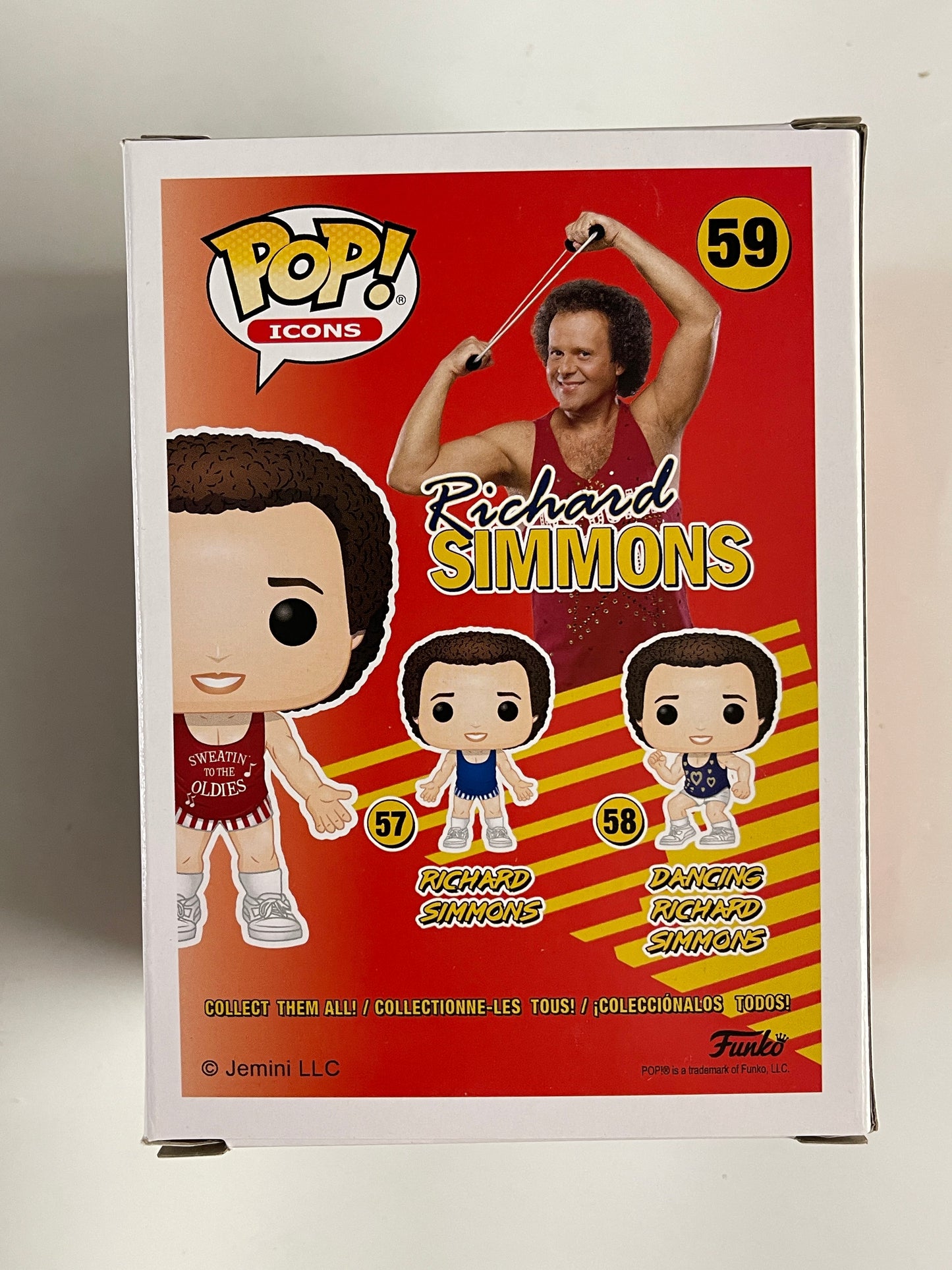 Funko Pop! Icons Richard Simmons in Red Spandex #59 Milton Teagle Sweatin Through The Oldies