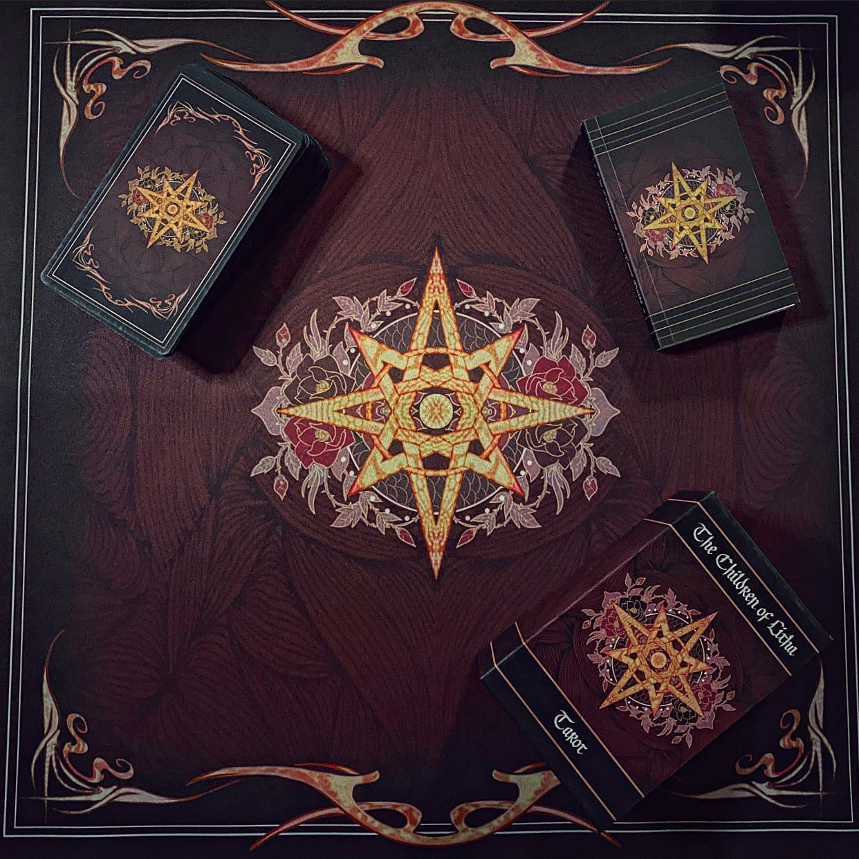 Divination Mat - The Children of Litha (Small: 18”x18”)