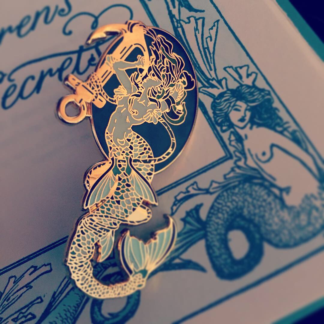 Enamel Pin - The Hanged One Mermaid