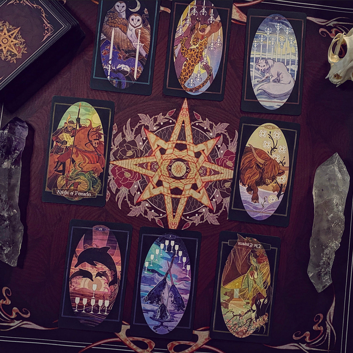 Divination Mat - The Children of Litha (Medium: 22”x22”)