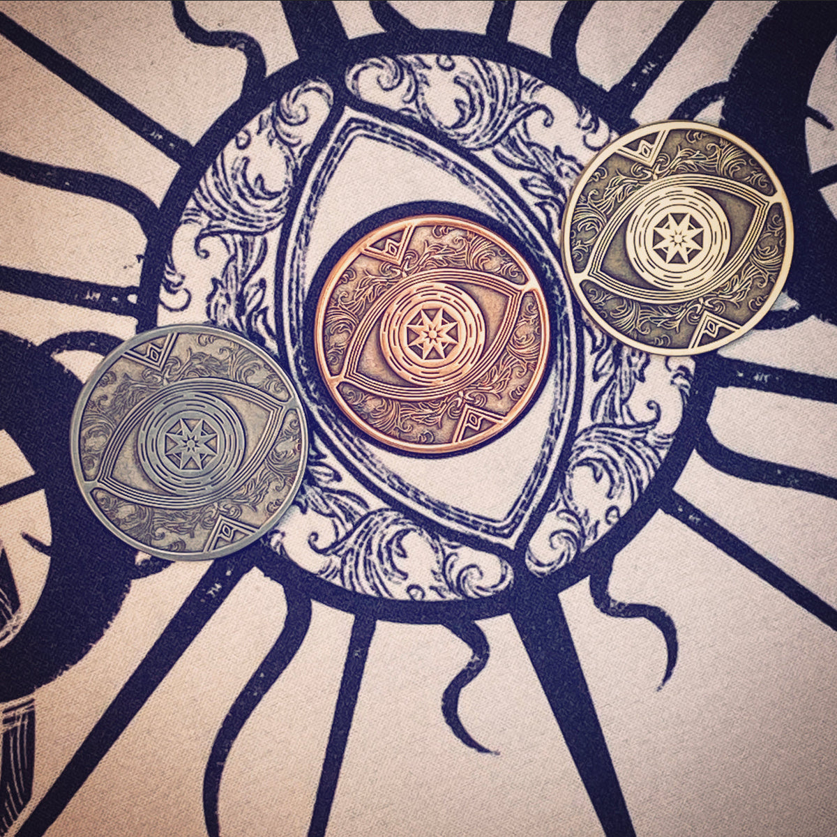 Divination Coins - Set of 8 or Individual Coins