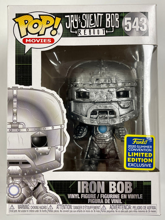 Funko Pop! Movies Iron Bob #543 Jay & Silent Bob Reboot SDCC 2020 Con Vaulted Exclusive