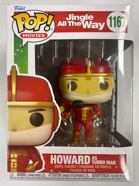 Funko Pop! Movies Howard As Turbo Man #1167 Jingle All The Way 2021 Arnold Schwarzenegger