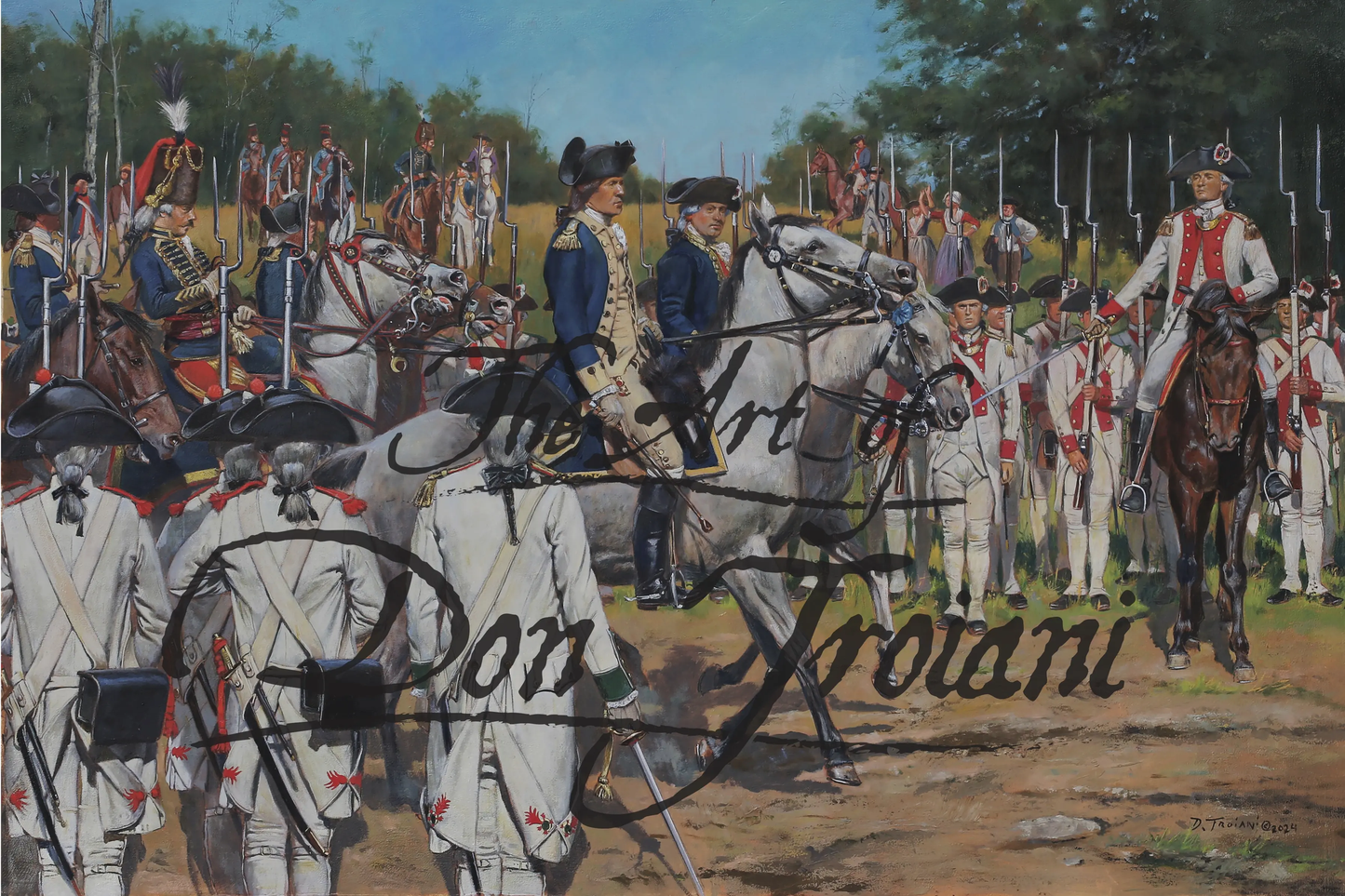 "The Allies" General Washington And Rochambeau, 1781
