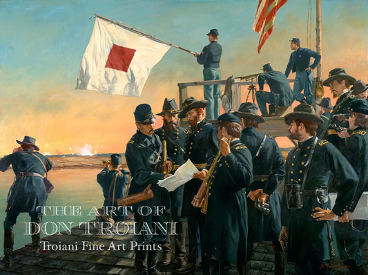 Signaling The Assault Of Fort McAllister, December 13, 1864 - Artist Proof