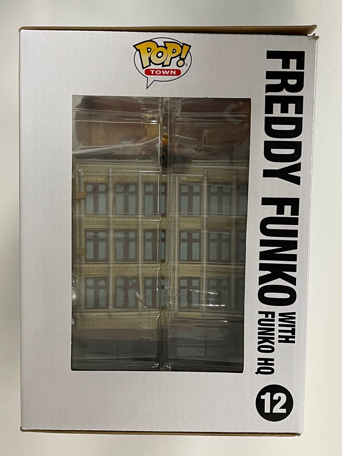 Funko Pop! Town Freddy Funko with Headquarters HQ #12 ECCC 2020 Spring Con Exclusive Box Dmg