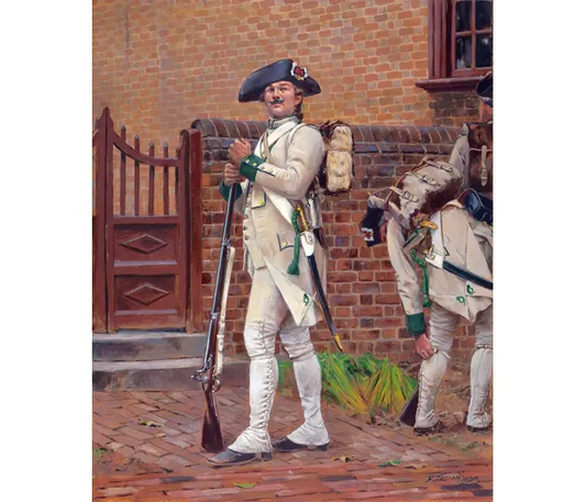Chasseur Of The Saintonge Regiment, 1781