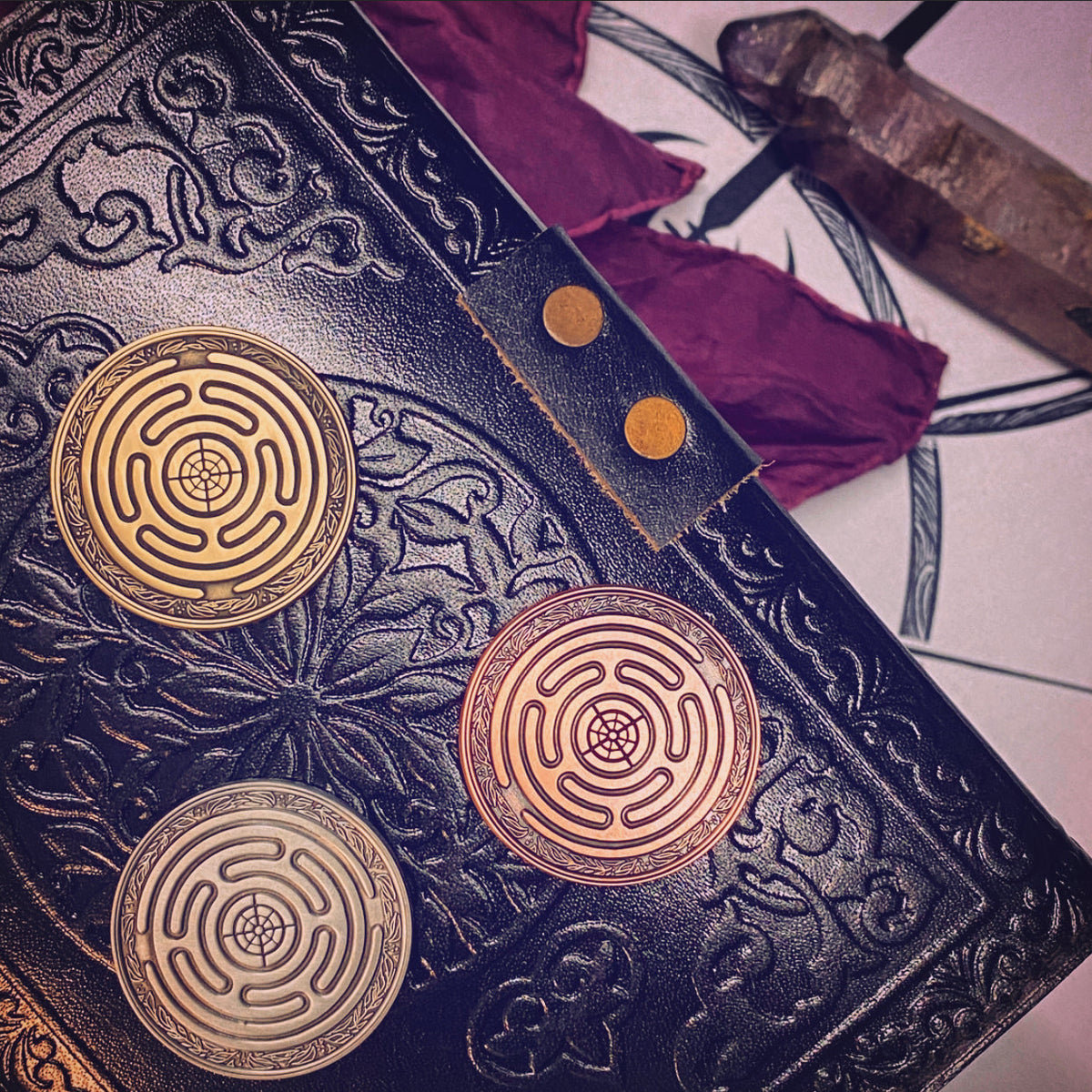 Divination Coins - Set of 8 or Individual Coins