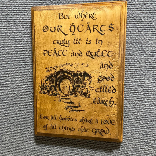 Hobbits Peace & Quiet