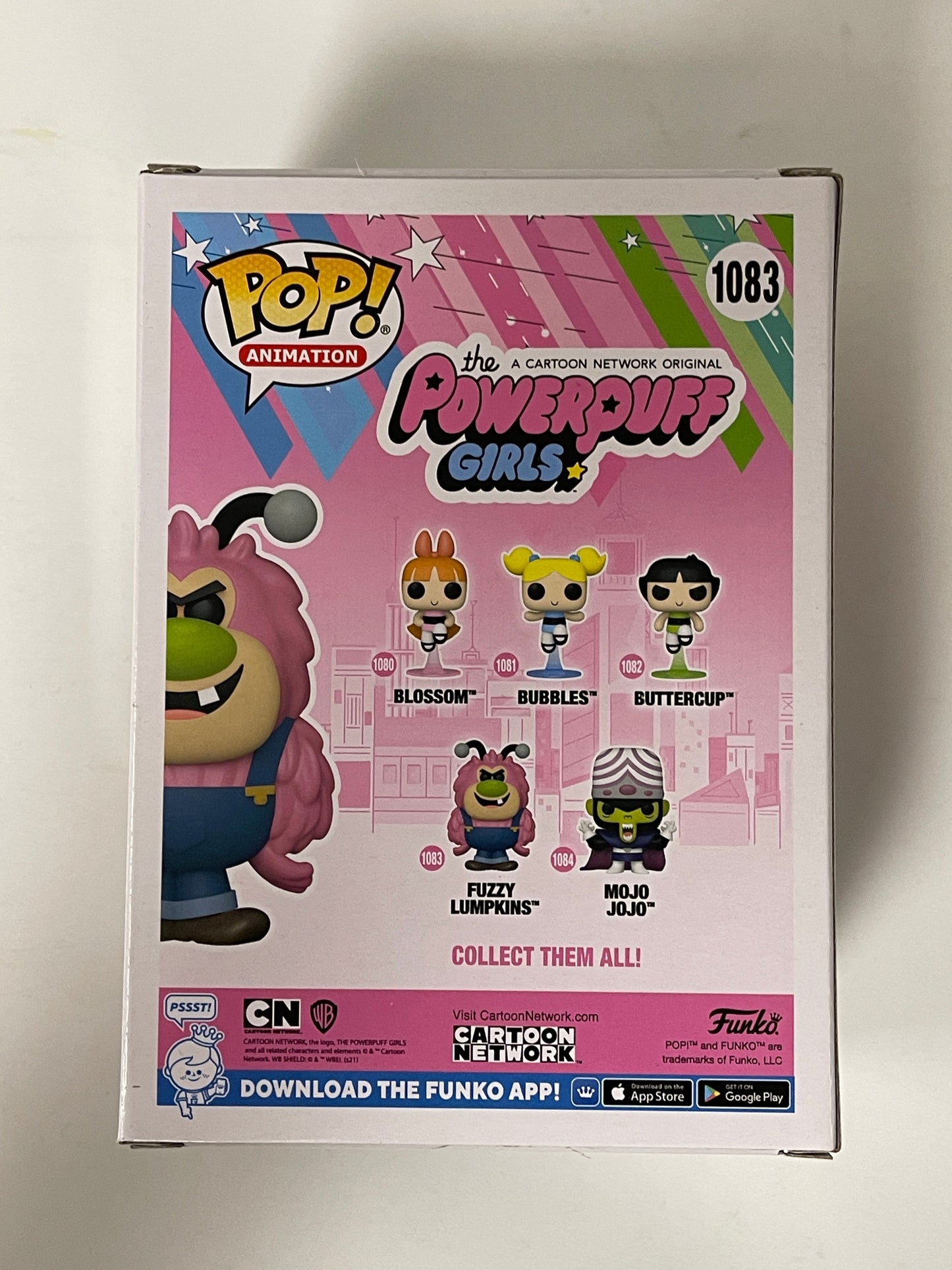 Funko Pop! Animation Fuzzy Lumpkins #1083 Powerpuff Girls Villain 2021 Cartoon Network