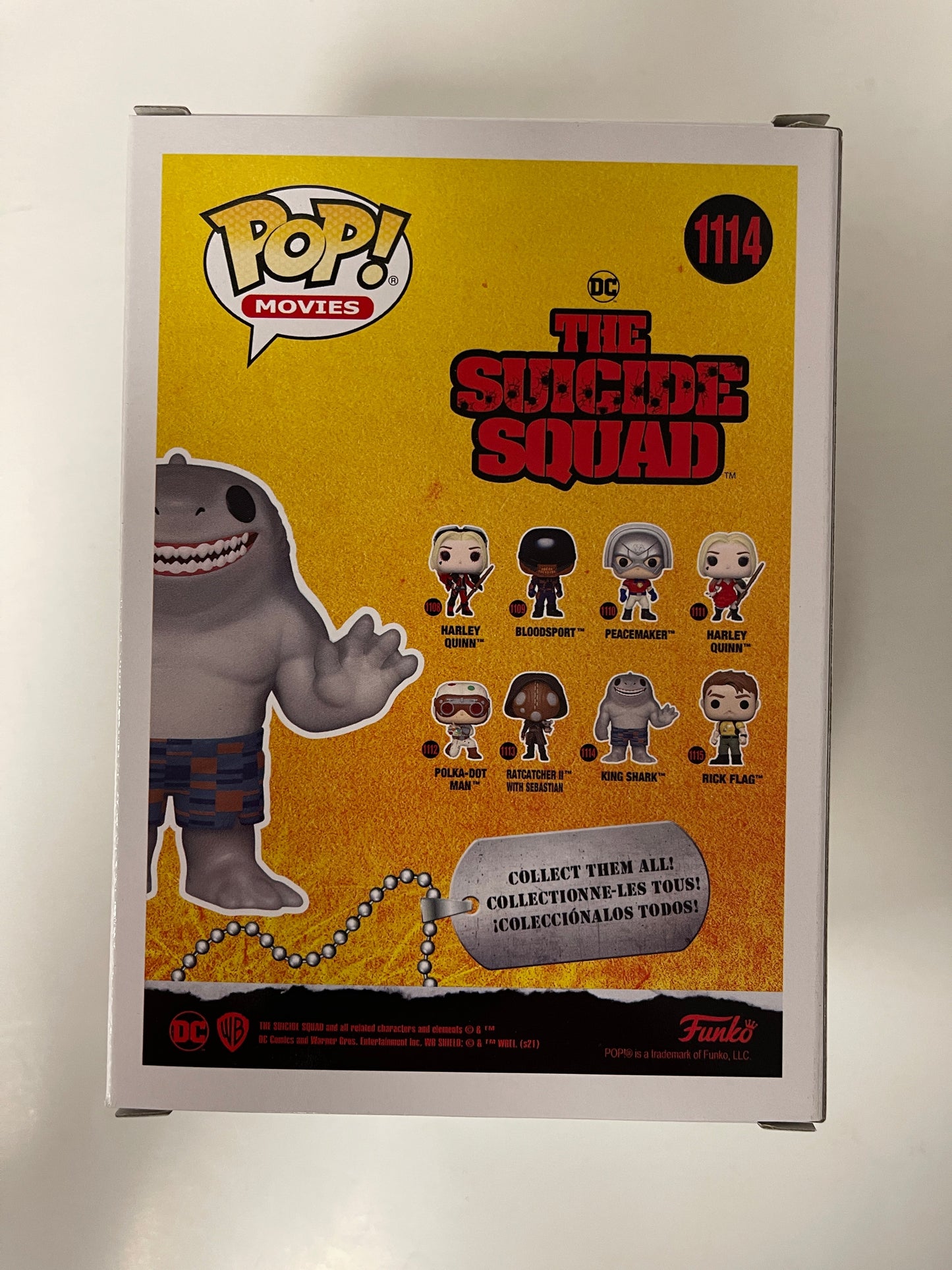 Funko Pop! Movies King Shark Waving #1114 The Suicide Squad 2021 DC Heroes