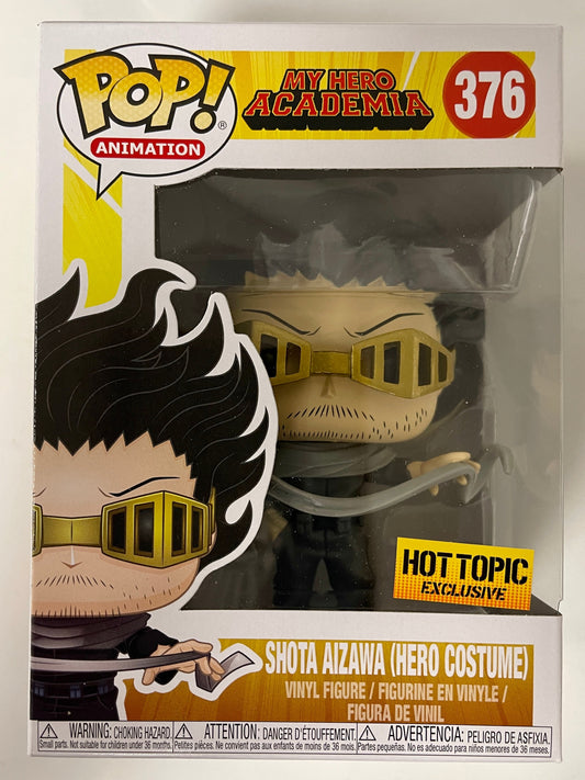 Funko Pop! Shota Aizawa (Hero Costume) #376 My Hero Academia MHA 2018 Eraser Head HT Exclusive