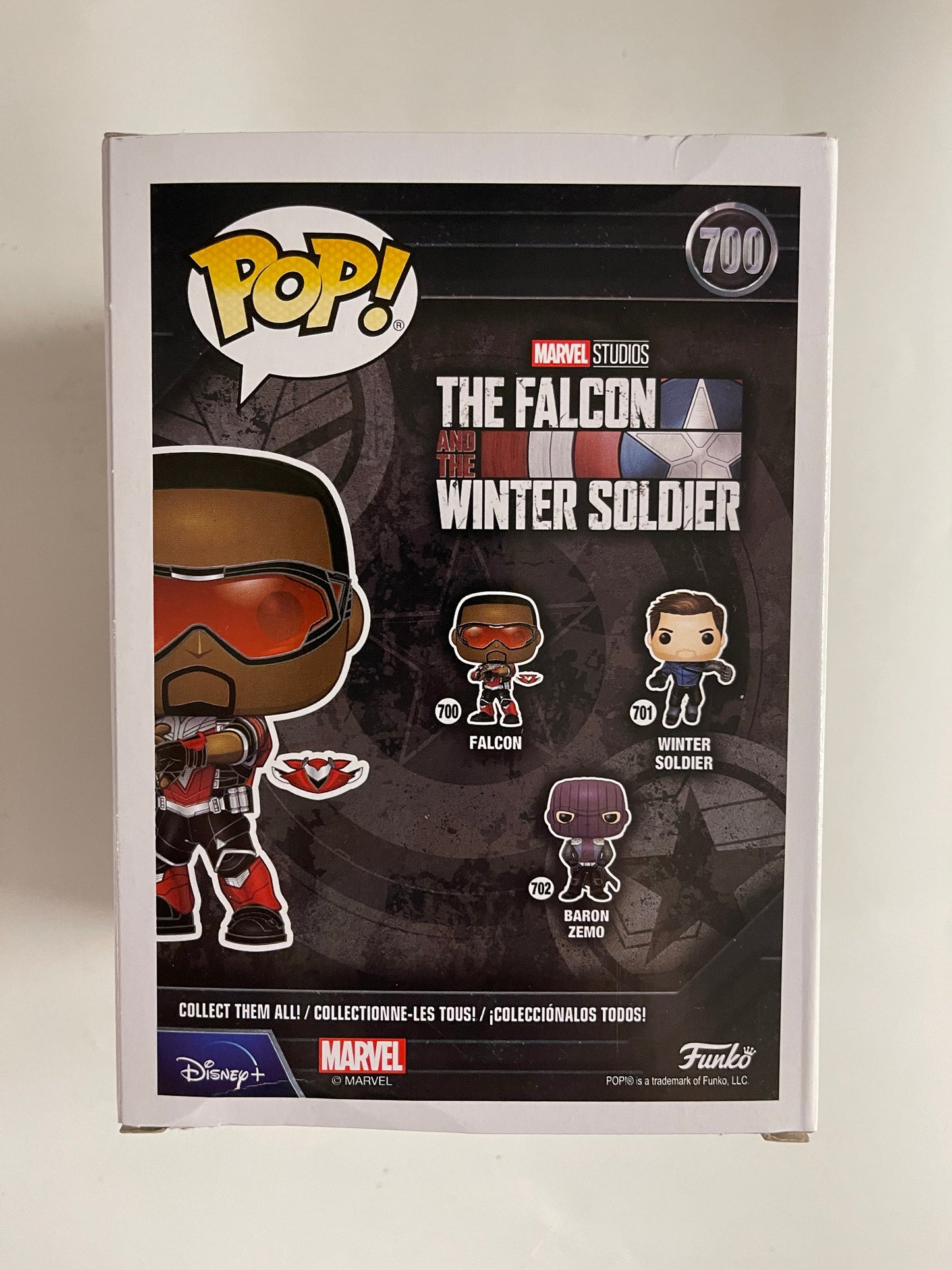 Funko Pop! Marvel Falcon W/ Redwing #700 Falcon & The Winter Soldier Disney 2021