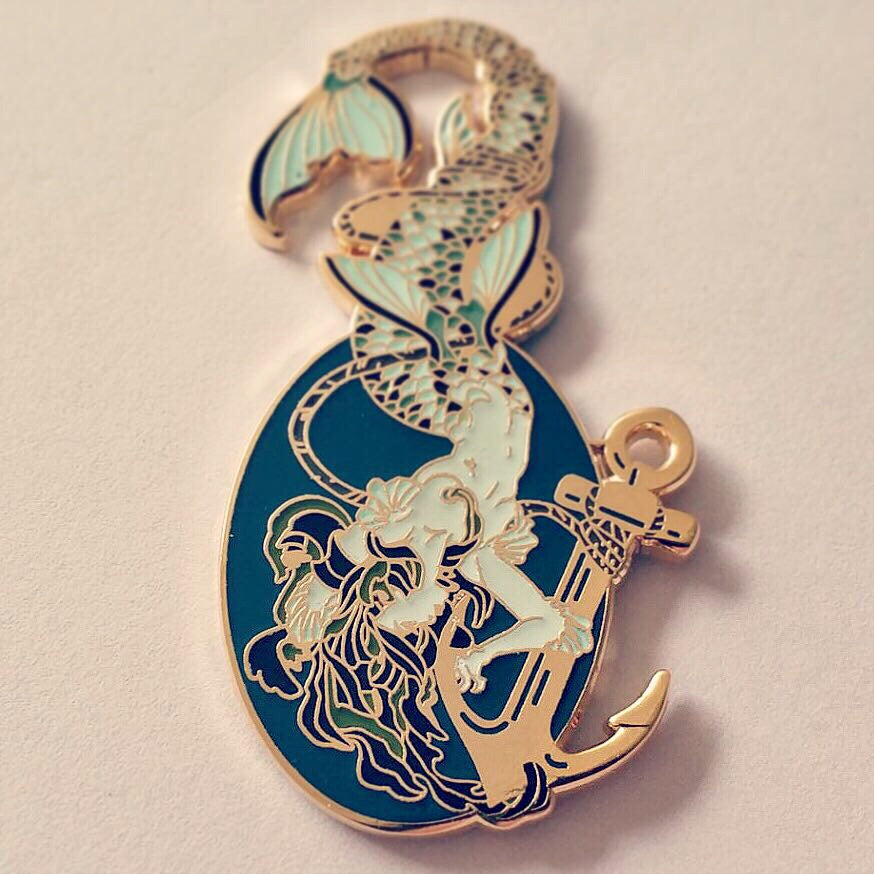 Enamel Pin - The Hanged One Mermaid