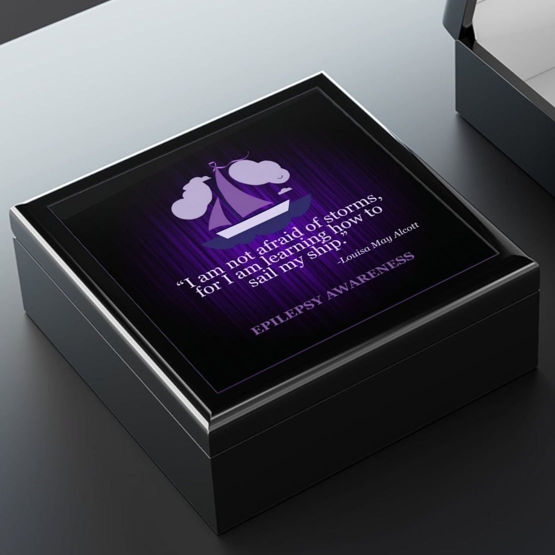 Inspirational Epilepsy Awareness Jewelry Box - Perfect Gift for Awareness