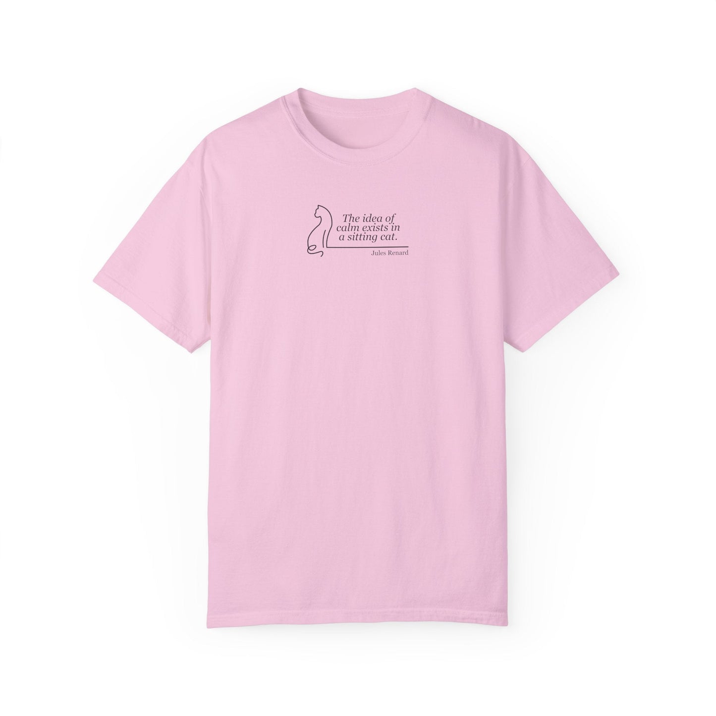 Inspirational Unisex Garment-Dyed T-shirt - 'The Idea of Comfort' Design