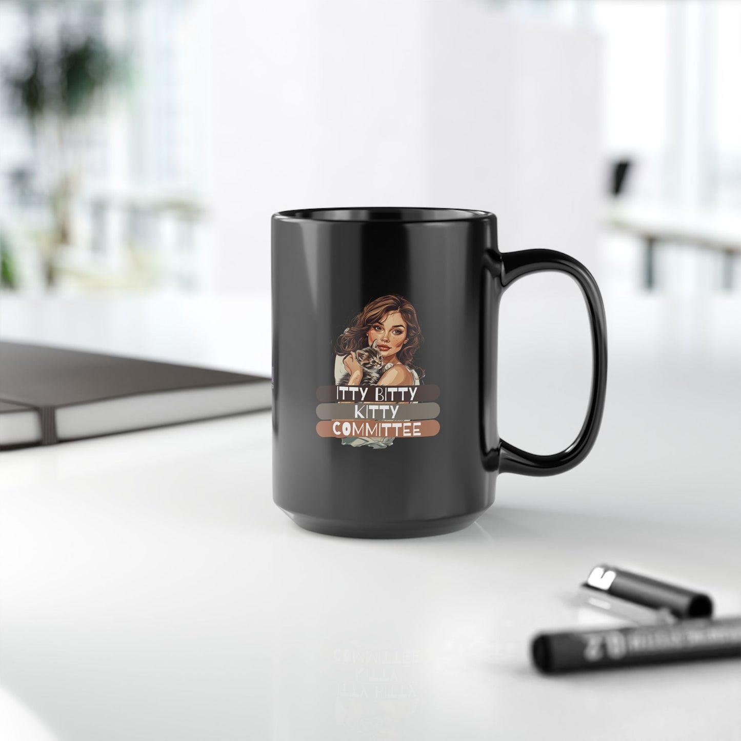 Itty Bitty Kitty Committee Mug | Funny Cat Mug