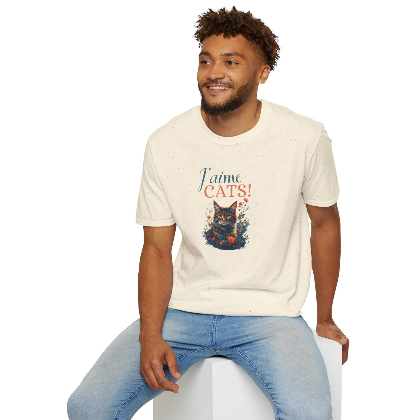 J'aime Cats Unisex Softstyle T-Shirt