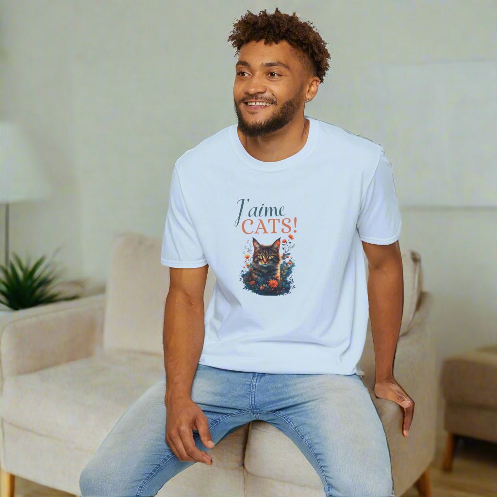 J'aime Cats Unisex Softstyle T-Shirt