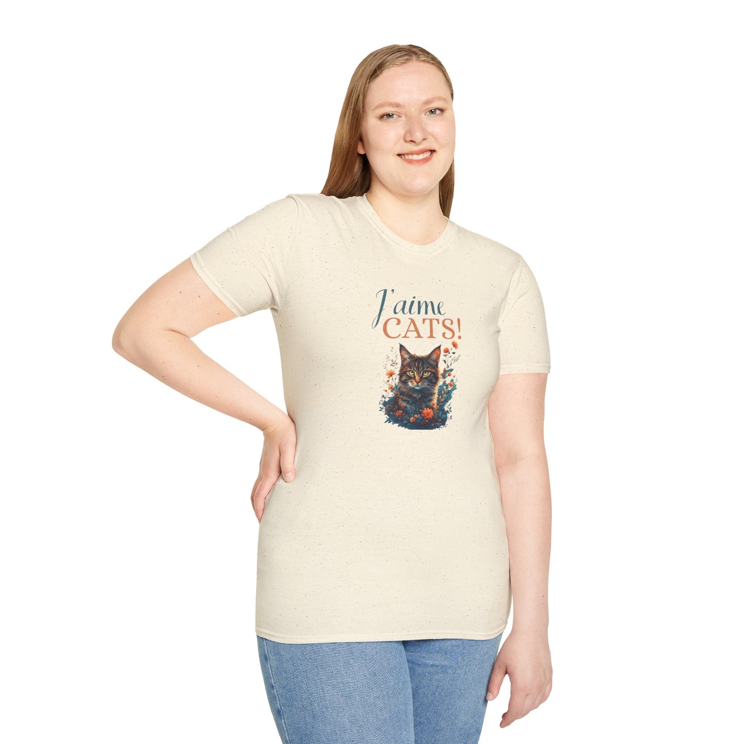 J'aime Cats Unisex Softstyle T-Shirt