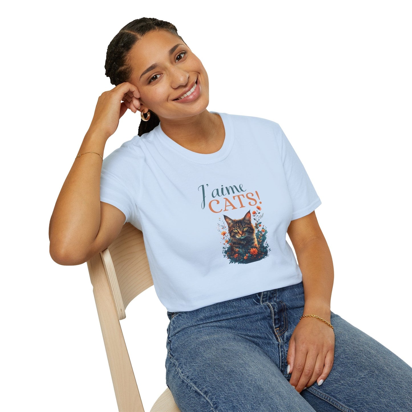 J'aime Cats Unisex Softstyle T-Shirt