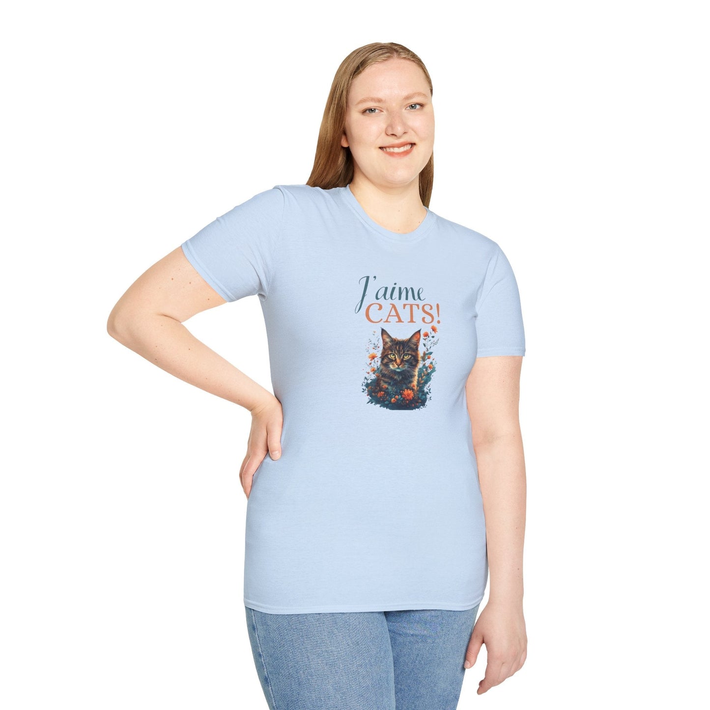 J'aime Cats Unisex Softstyle T-Shirt