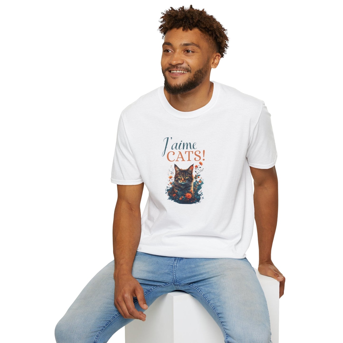 J'aime Cats Unisex Softstyle T-Shirt