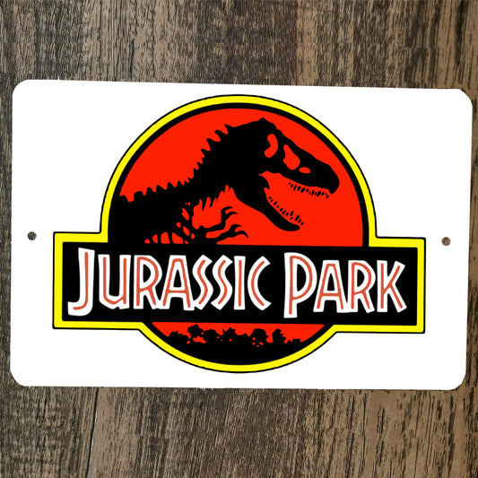 Jurassic Park 8x12 Meta lWall Sign