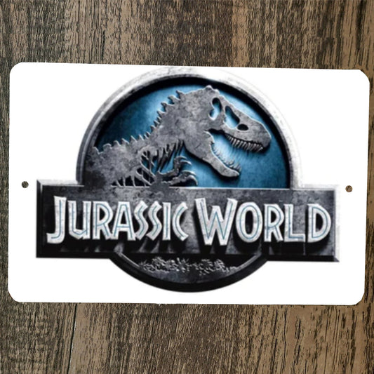 Jurassic World 8x12 Metal Wall Sign