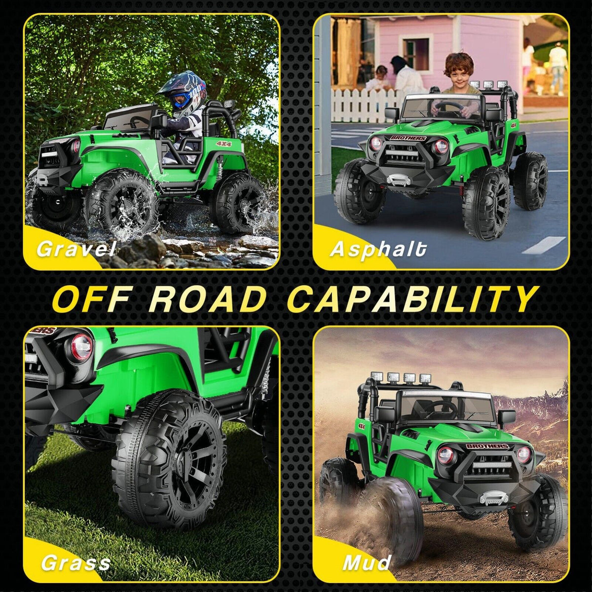 Kid Ride on Toy Car with Remote Control - Electric Truck for Children, Perfect Gift!