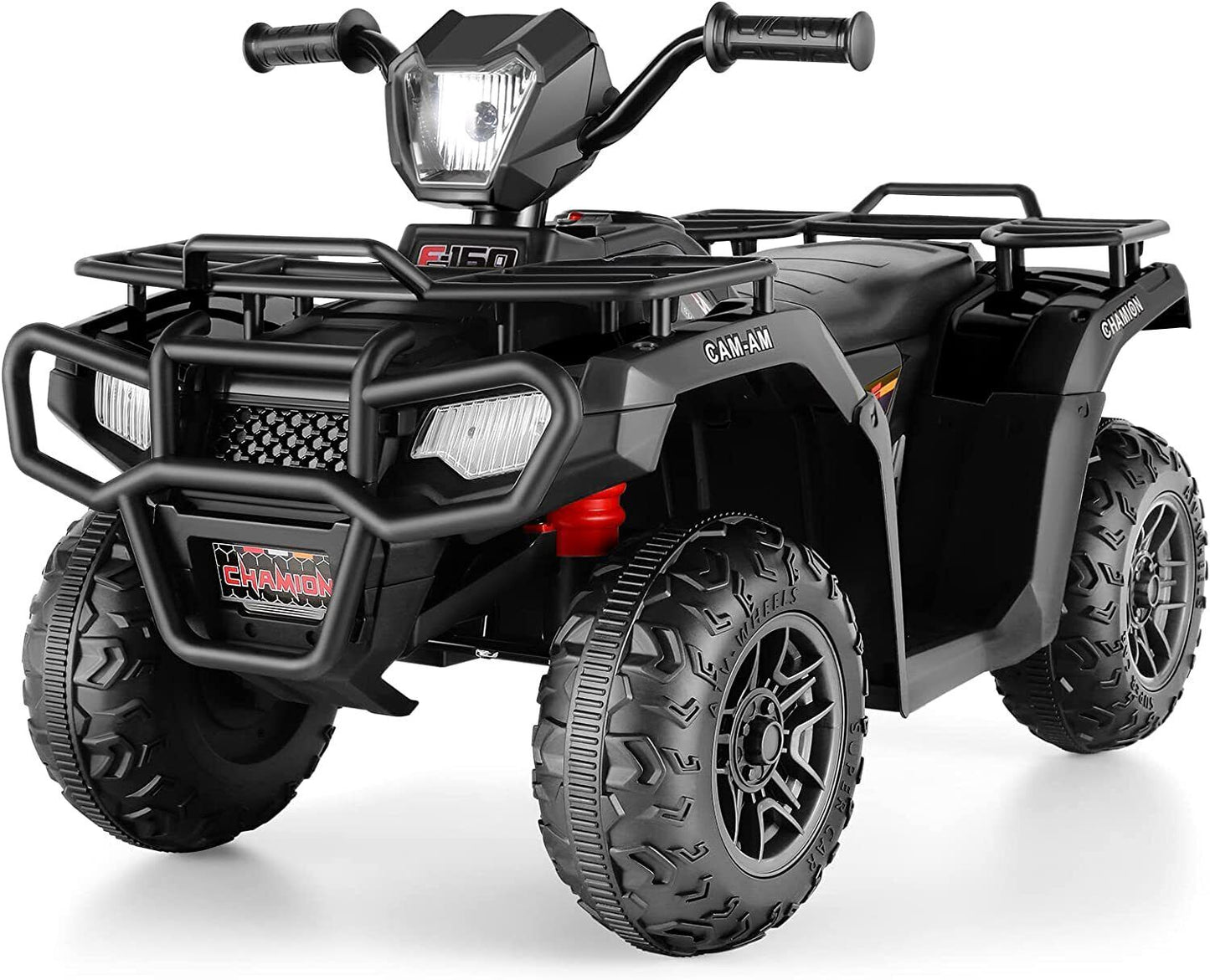 Kids Ride On Jeep Truck with Remote Control, MP3 Player, LED Lights, and 3 Speed Options - Perfect Gift for Children (24V/12V)