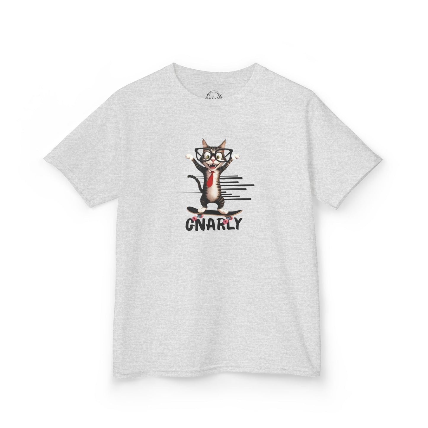 Kids Gnarly Cat Tee - Fun and Playful Cotton T-Shirt for Children