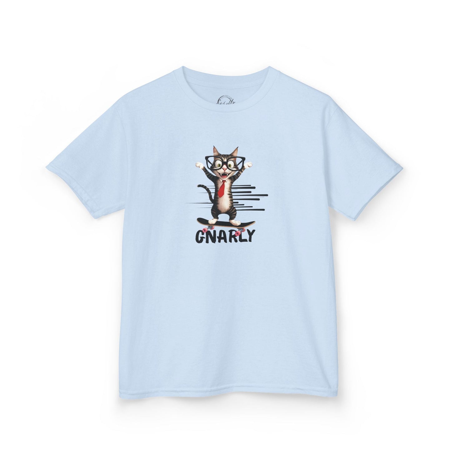 Kids Gnarly Cat Tee - Fun and Playful Cotton T-Shirt for Children