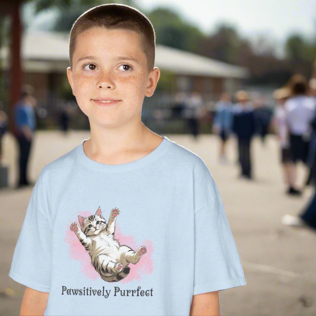 Kids Purrfect Cat Graphic Tee