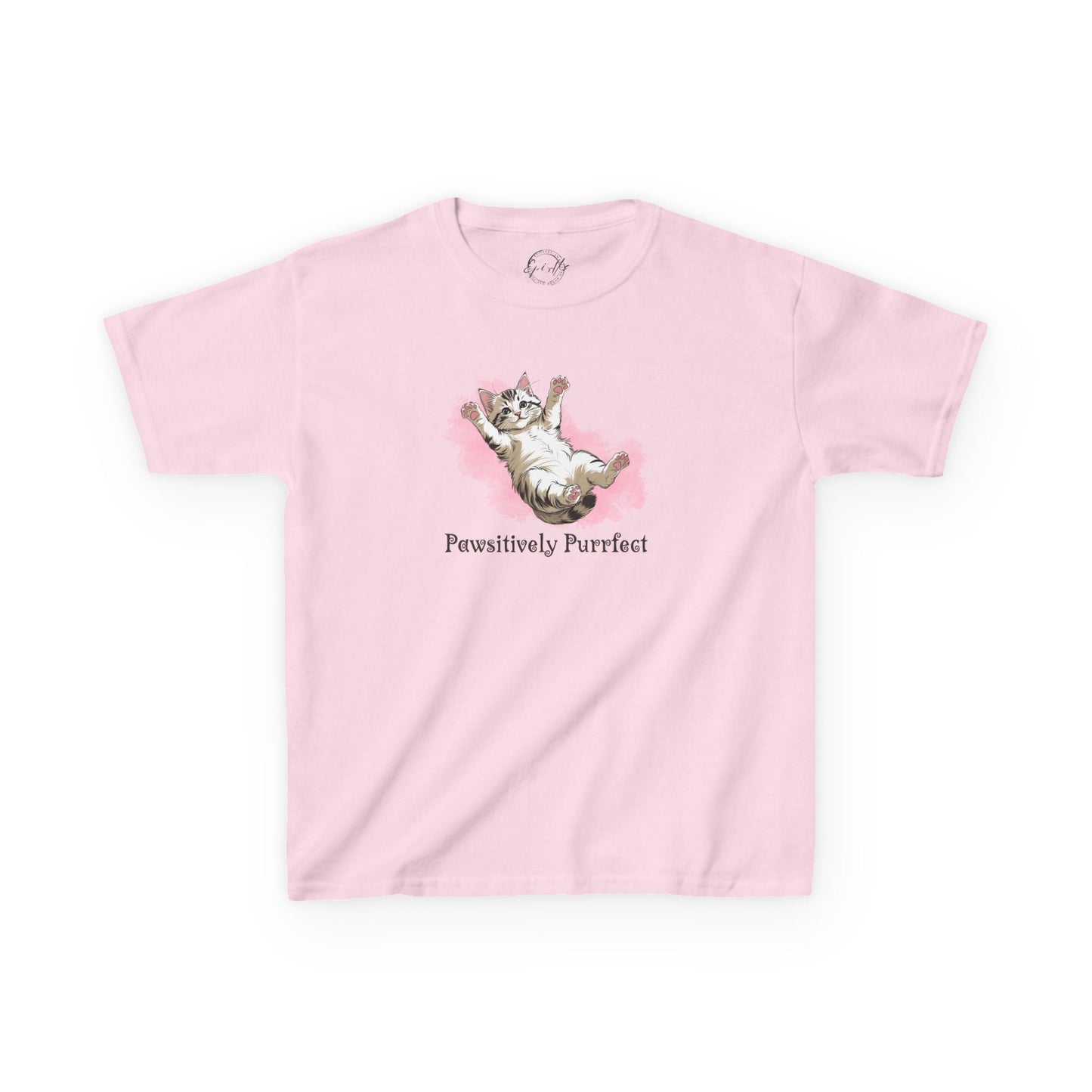 Kids Purrfect Cat Graphic Tee