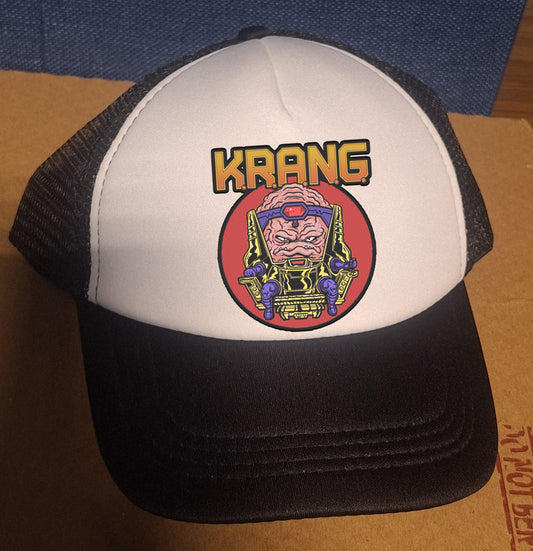 Adjustable Trucker Baseball Hat Cap KRANG TMNT Brain Villain Ninja Turtles