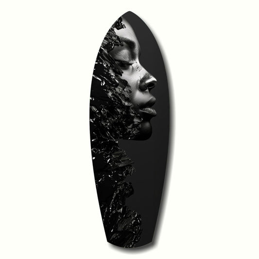 Woman Glass Wall Art