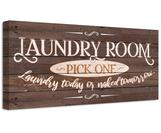 Laundry Pick One - Canvas